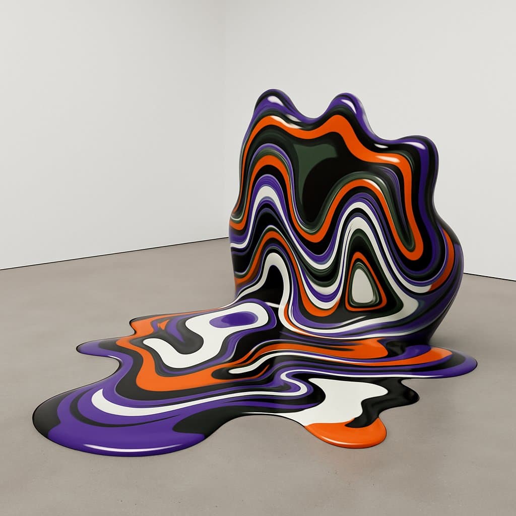Melted form, second angle